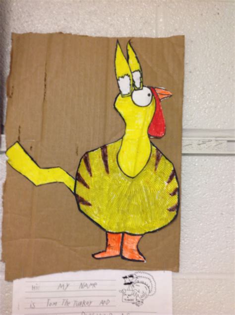Tom Turkey Disguise Template